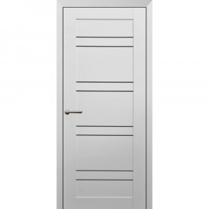 Usa interior, KD 3, lemn & mdf, 80x200cm, alb mat, reversibila, KDoors