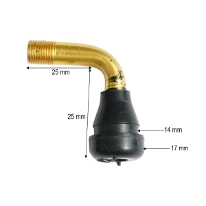 Valva roata tubeless 90 grade PVR60 pentru motociclete, scutere si trotinete, DISVH22