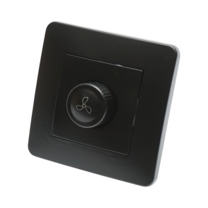 Variator de tensiune ventilator negru incastrat 500W, 220V, PC 80x80mm, DISRP75