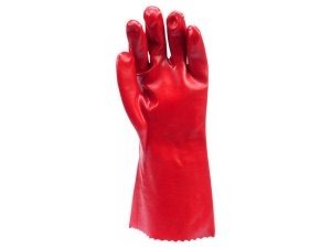 VOREL Mănuși de lucru rezistente la acid-alcali-ulei 9 35 cm burgundy - Img 3