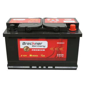 Acumulator, baterie auto 80Ah, 720A, 12V, Cod: BK88624, Brand: BRECKNER GERMANY