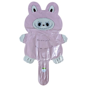 Balon Folie Labubu Roz – 30×24 cm - Img 2