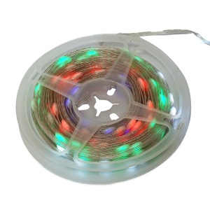 Banda LED cu panou solar 5V, 10m, telecomanda RGB+IC IP65, Cod: BK79084, Brand: BRECKNER GERMANY - Img 3