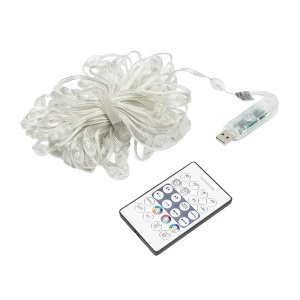 Banda LED inteligenta 2W/m 5V cu telecomanda, control muzical, bluetooth, aplicatie USB, 10m RGB+IC IP68, Cod: BK79080, Brand: BRECKNER GERMANY - Img 2