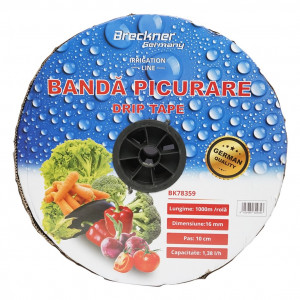 Banda picurare apa, rola 1000M, 1.38L/H, D16mm, pas 10cm, Cod: BK78359 Echivalență: DISKP37, Breckner Germany - Img 4