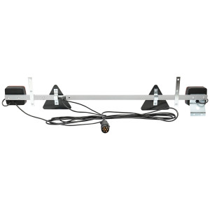Bara remorca ajustabila 1-1,6m cu lampi, cablu 2,5/6m si fisa cu 7 pini, Cod: BK69127, Breckner Germany - Img 4