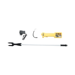 Baston electric animale profesional 1100V cu acumulator 8.4V, 2200mAh, lanterna LED, indicator baterie, tija 80cm, DISVJ90 - Img 2