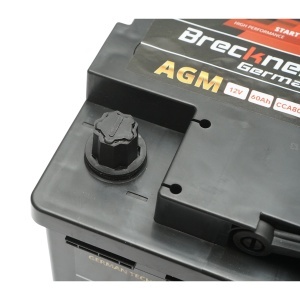 Baterie auto AGM start-stop 12V/60Ah, 800A la pornire 242x174x189mm Breckner Germany, BK69997 - Img 2