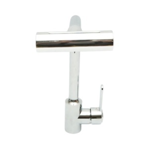 Baterie chiuveta bucatarie tip cascada, 4 functii de curgere, pipa rotativa 360 grade, monocomanda, crom lucios, aliaj zinc, furtunuri incluse, DISVM49 - Img 6
