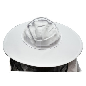 Bluza apicola alba marimea XXL cu masca protectie, Cod: DISKR03, - Img 8