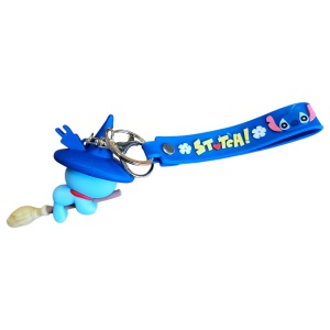 Breloc Stitch pe Mătură – Accesoriu Amuzant pentru Chei și Rucsacuri - Img 2