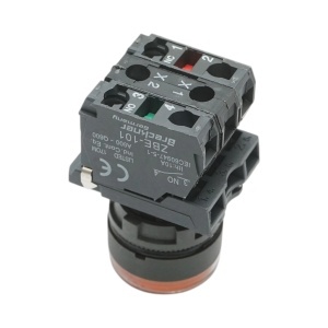 Buton comanda cu revenire si semnalizare LED galben 1NO+1NC, 220V/10A, TB5 Breckner Germany, BRECKNER GERMANY, BK76517 - Img 4