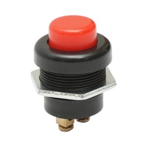 Buton pornire 12V/10A–24V/5A rosu cu 2 pini universal, AUTOSPEED, DISRM46