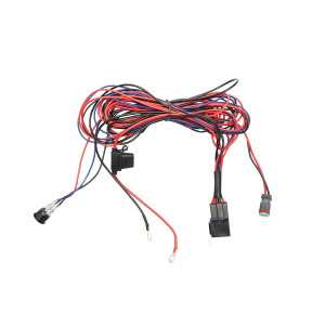 Cablaj cu buton releu si siguranta pentru proiectoare DC 12V/40A, Cod: BK92321, Brand: BRECKNER GERMANY - Img 1