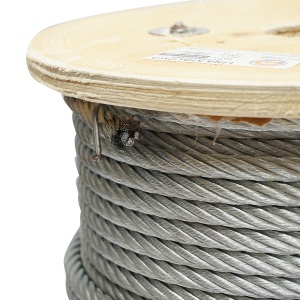 Cablu otel galvanizat fi 10mm, foc 6x37, sarcina maxima 5220Kg, 100m/rola, greutate 34.6Kg , Cod: DISSW45 - Img 3
