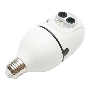 Camera de supraveghere lentila dubla smart-bulb PTZ, WIFI 2.4G 1080P, tip bec E27 cu senzor de miscare, detectie umana si aplicatie iCSee, BRECKNER GERMANY, DISMN44 - Img 5