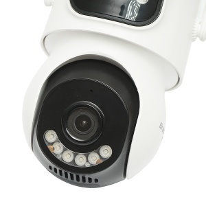 Camera supraveghere 4G, WIFI 2.4GHz cu panou solar 7.6W incarcare rapida, lentila duala 4MP, rotativa 360 PTZ cu senzor de miscare, detectie umana si aplicatie iCSee, Cod: BK69596, Marca: BRECKNER GERMANY - Img 8