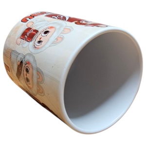 Cană Labubu „Coca-Cola” 330 ml – ceramică cu design adorabil - Img 5