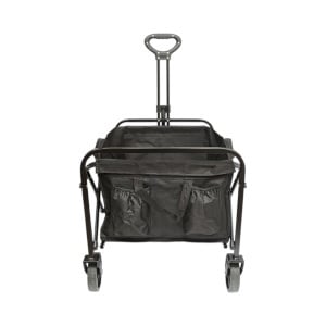 Carucior transport pliabil de gradina si camping cu roti, maner extensibil, cadru metalic, material textil 70x48x47cm Breckner Germany, BRECKNER GERMANY, BK99227 - Img 5