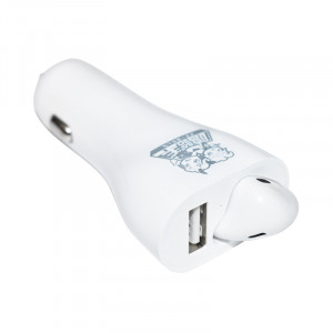 Casca bluetooth cu incarcare la priza auto tip bricheta, Cod: DISCN91, Brand: BRECKNER GERMANY - Img 2