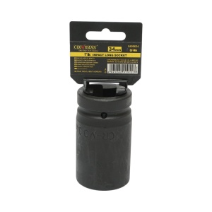 Cheie tubulara de impact lunga 34mm, patrat 1 inch, material Cr-Mo, standard DIN 3121, industrial , Cod: DISPT44 , Brand: CROWNMAN