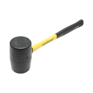 Ciocan de cauciuc 620g cu maner din fibra de sticla profesional , Cod: DISDD76, Marca: CROWNMAN - Img 2