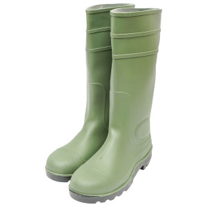 Cizme de protectie din PVC verde cu bombeu otel marimea 44 005GB, Cod: BK90919 - Img 2