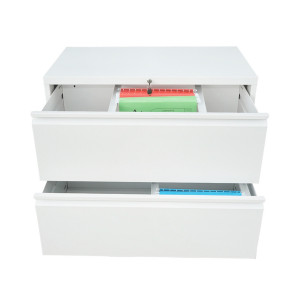 Clasificator, fiset metalic cu 2 sertare 740X462X620mm, RAL7035, Cod: BK77706, Echivalență: DISEV88, Breckner Germany - Img 8