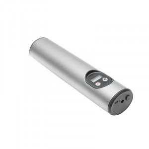 Compresor aer portabil gri inchis 12,4V baterie 6000Am reincarcabila 250x56x47mm cu accesorii, Cod: DISBE04-1 - Img 6