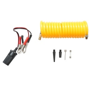 Compresor aer umflat roti 12V 180W, 150PSI, 45l/min, cablu 3m pentru priza bricheta auto Breckner Germany, BK79238 - Img 5