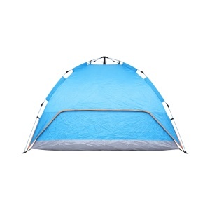 Cort camping 2 persoane albastru pliabil automat pop-up 2 intrari, impermeabil cu protectie UV si plasa anti-insecte 200x200x145cm, BRECKNER GERMANY, BK76203A - Img 4