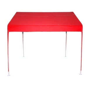 Cort evenimente pavilion gradina 3x3m rosu, acoperis impermeabil in 2 ape, structura otel galvanizat Breckner Germany, BRECKNER GERMANY, BK99231R - Img 3