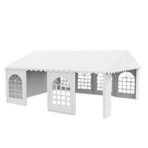 Cort pentru evenimente din PVC cu latime 4m si lungime 10m, cadru din otel galvanizat, Cod: DISLP58 - Img 3