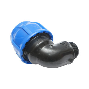 Cot compresiune, cu filet exterior, D32mmx3/4 toll, PN16, pentru sisteme de irigatii, Cod: DISLV73, Poelsan - Img 3