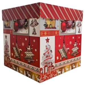 Cutie Cadou Pliabilă din Carton – 22.5 x 22 cm - Img 3