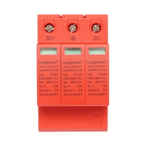 Descarcator la supratensiune cu semnalizare pentru sisteme fotovoltaice DC 3P tip C 1500VDC, Cod: BK77748, Brand: SUNTREE - Img 2