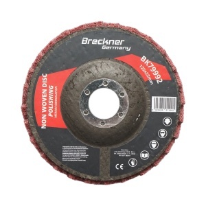 Disc abraziv lamelar netesut 125x22mm, granulatie medie pentru polisare si finisare Breckner Germany, BRECKNER GERMANY, BK79992