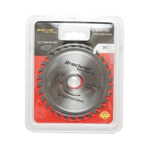 Disc circular vidia pentru lemn 115x1.2x22.23mm, 30 dinti, turatie maxima 13200rpm Breckner Germany, BRECKNER GERMANY, BK87061 - Img 2
