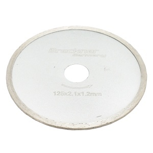 Disc diamantat continuu 125x2.1x1.2 pentru ceramica Breckner Germany, BRECKNER GERMANY, BK79593 - Img 3