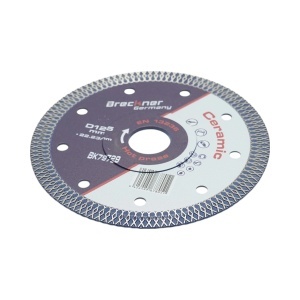 Disc diamantat turbo continuu 125x22.23mm, segment 10mm pentru gresie, faianta, ceramica dura Breckner Germany, BRECKNER GERMANY, BK79729 - Img 3