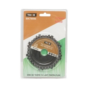 Disc flex lant drujba 125x22mm 9 dinti pentru taiere lemn THOR, THOR, BK79996 - Img 2