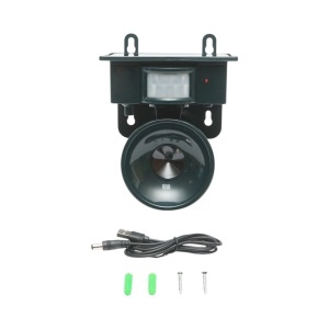 Dispozitiv solar alungare pasari cu ultrasunete, senzor de miscare PIR, raza actiune 462 m², baterie 800mAh, DISRN52 - Img 2