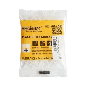 Distantiere gresie si faianta 1.5mm 100 buc/set Crownman, CROWNMAN, DISUG10
