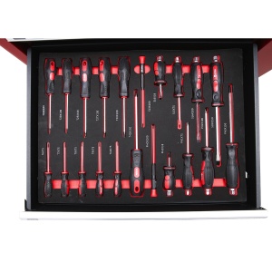 Dulap carucior metalic cu scule 7 sertare 245 piese, Cod: BK92505, Brand: BRECKNER GERMANY - Img 5