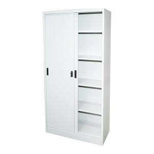 Dulap metalic cu 2 usi culisante securizate si 4 polite 1900x900x400mm Cod: BK78306, Echivalență: DISLP79, Breckner Germany - Img 4