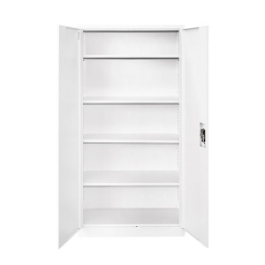 Dulap metalic fiset 1800x900x400mm cu 2 usi securizate, 4 polite, gri, Cod: BK92936, Brand: BRECKNER GERMANY - Img 4