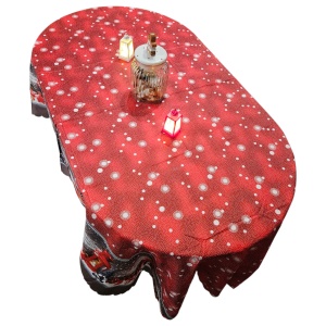 Față de masă Crăciun 150×220 cm – model festiv pentru decorul sărbătorilor - Img 4