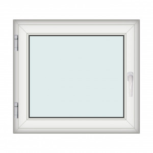 Fereastra 100x90cm, 1 canat, alb, stanga si rabatare, Klass, 7cm, 6 camere, 2 garnituri