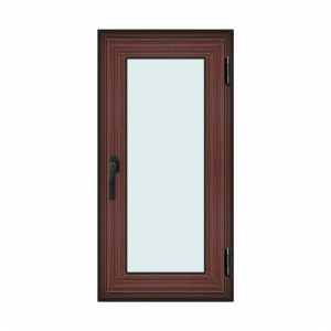 Fereastra 60x120cm, 1 canat, mahon, dreapta si rabatare, Klass, 7cm, 6 camere, 2 garnituri - Img 1