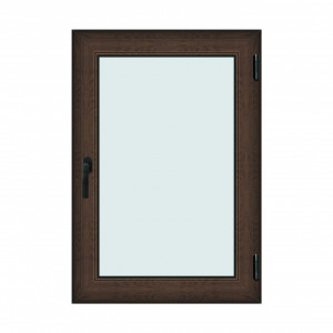 Fereastra 90x130cm, 1 canat, wenge (tabac), dreapta si rabatare, Klass, 7cm, 6 camere, 2 garnituri